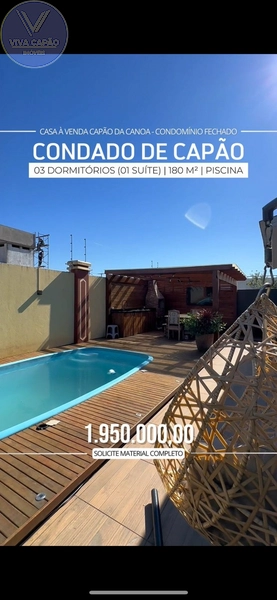 CASA À VENDA CONDOMÍNIO CONDADO DE CAPÃO !: 10ª foto da galeria de imagens do imóvel
