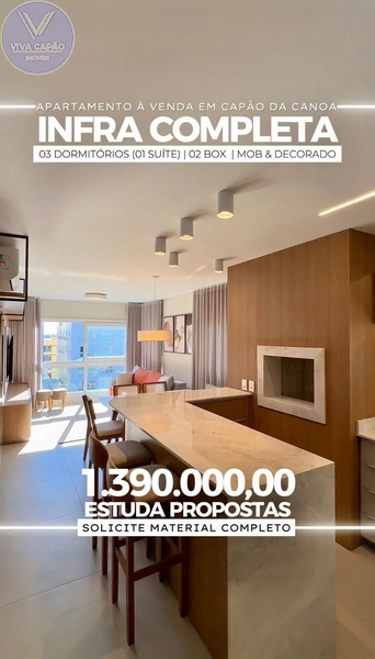 APARTAMENTO À VENDA EM CAPÃO DA CANOA: 1ª foto da galeria de imagens do imóvel