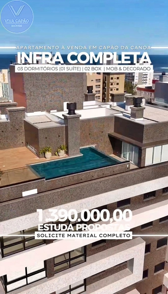 APARTAMENTO À VENDA EM CAPÃO DA CANOA: 3ª foto da galeria de imagens do imóvel