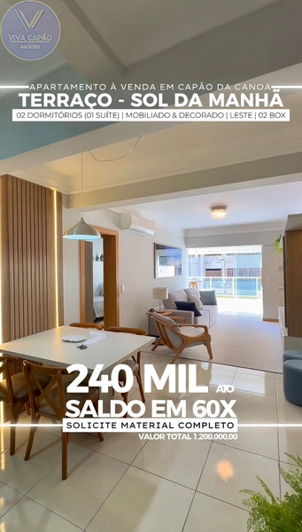 APARTAMENTO COM SACADÃO E TERRAÇO NO NAVEGANTES: 13ª foto da galeria de imagens do imóvel