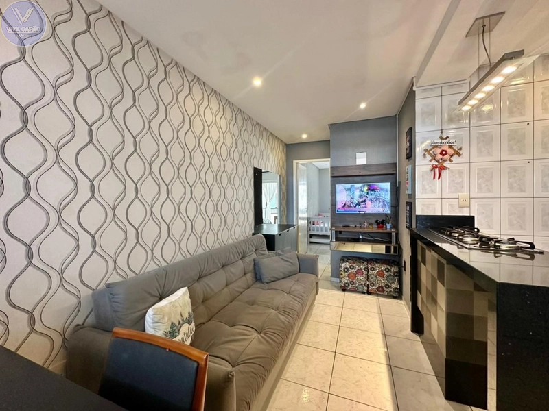 APARTAMENTO DE 1 DORMITÓRIO - EDIFÍCIO A UMA QUADRA  DO MAR: 2ª foto da galeria de imagens do imóvel