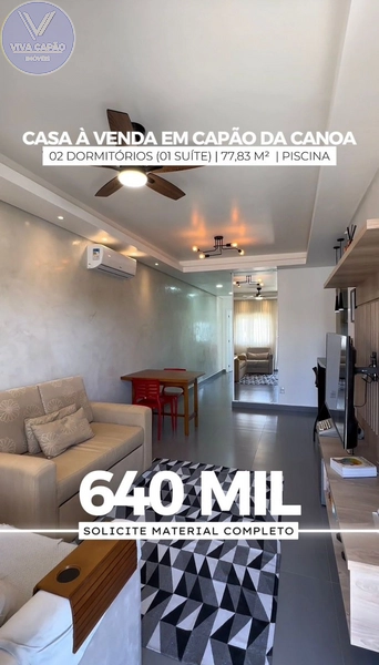 CASA COM PISCINA E ÁREA GOURMET À VENDA EM CAPÃO DA CANOA: 18ª foto da galeria de imagens do imóvel