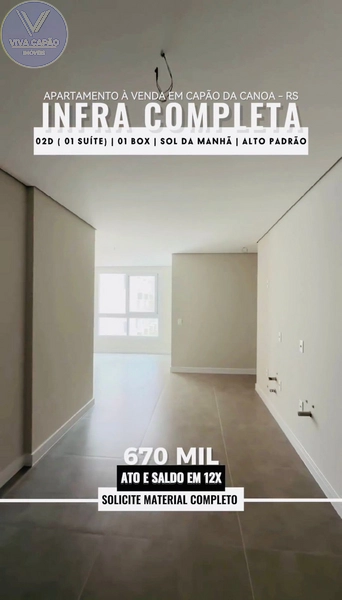 APARTAMENTO À VENDA EM CAPÃO DA CANOA - INFRA INCRÍVEL: 7ª foto da galeria de imagens do imóvel