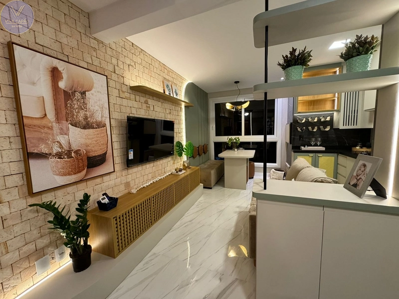 APARTAMENTO FINAMENTE DECORADO AO LADO DA PRAÇA FLAVIO BOYANOVISK: 6ª foto da galeria de imagens do imóvel