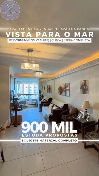 AMPLO APARTAMENTO DE FRENTE VISTA LIBERADA PARA SERRA E MAR!: 2ª foto da galeria de imagens do imóvel