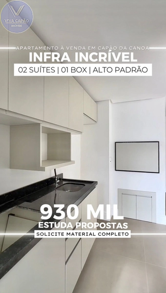 APARTAMENTO À VENDA!!! COM INFRA INCRÍVEL, SACADA DE FRENTE, ALTO PADR: 3ª foto da galeria de imagens do imóvel