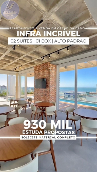 APARTAMENTO À VENDA!!! COM INFRA INCRÍVEL, SACADA DE FRENTE, ALTO PADR: 2ª foto da galeria de imagens do imóvel