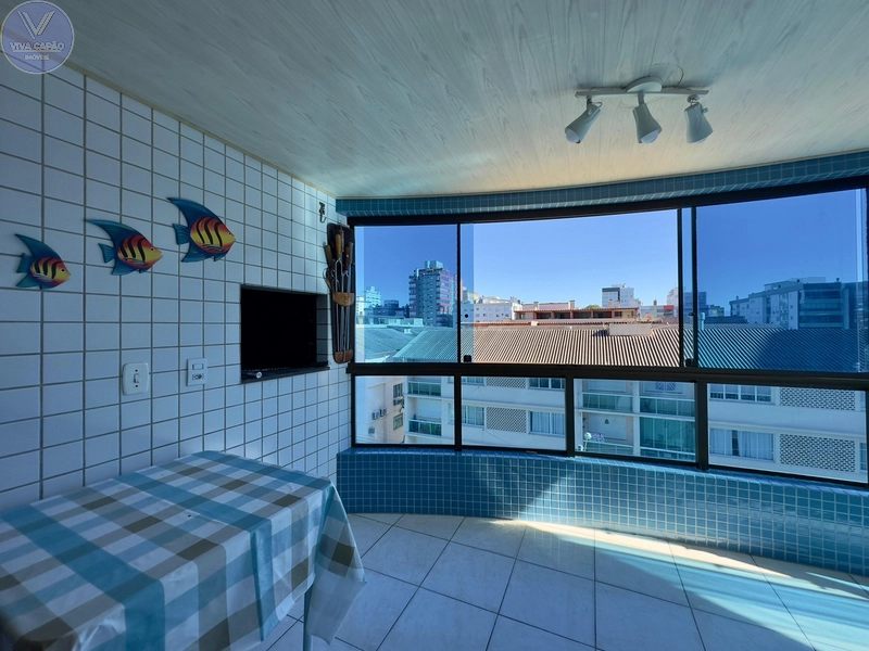APARTAMENTO MOBILIADO SACADA DE FRENTE - AMPLO: 10ª foto da galeria de imagens do imóvel