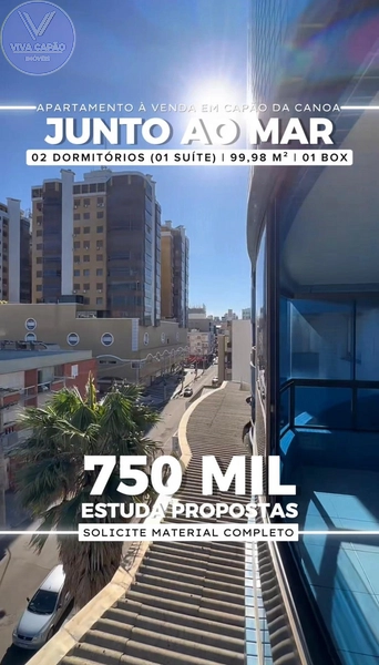 APARTAMENTO MOBILIADO SACADA DE FRENTE - AMPLO: 2ª foto da galeria de imagens do imóvel