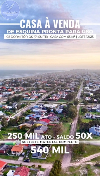 PRAIA DO BARCO - CASA À VENDA DE ESQUINA EM CAPÃO DA CANOA: 20ª foto da galeria de imagens do imóvel