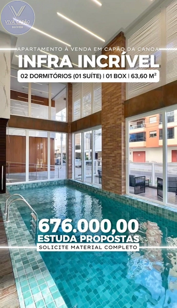 APARTAMENTO À VENDA EM CAPÃO DA CANOA - COM INFRA COMPLETA: 10ª foto da galeria de imagens do imóvel