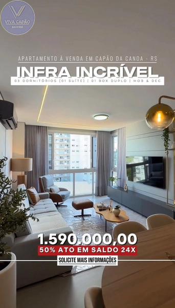NOVIDADE À VENDA APARTAMENTO À VENDA EM CAPÃO DA CANOA: 8ª foto da galeria de imagens do imóvel