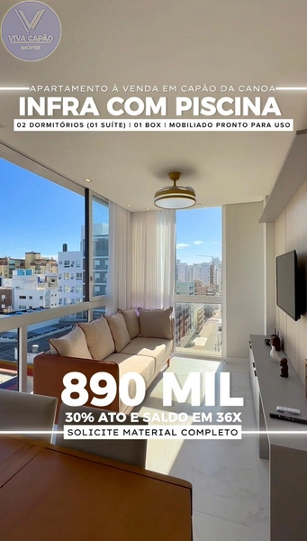 APARTAMENTO À VENDA EM CAPÃO DA CANOA COM INFRA INCRÍVEL !: 13ª foto da galeria de imagens do imóvel