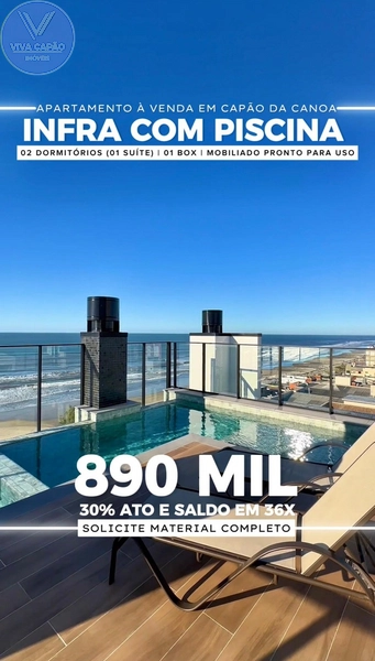 APARTAMENTO À VENDA EM CAPÃO DA CANOA COM INFRA INCRÍVEL !: 4ª foto da galeria de imagens do imóvel
