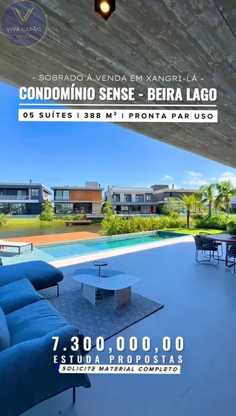 CONDOMÍNIO SENSE - SOBRADO BEIRA LAGO À VENDA COM DECKE JUNTO AO LAGO: 25ª foto da galeria de imagens do imóvel