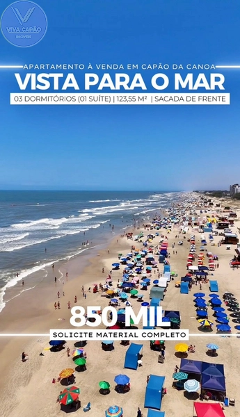 CAPÃO DA CANOA: APTO ENSOLARADO - VISTA MAR E SERRA, ÓTIMA LOCALIZAÇÃO: 26ª foto da galeria de imagens do imóvel