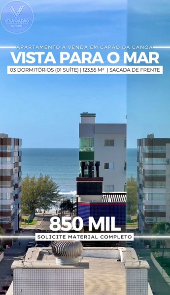 CAPÃO DA CANOA: APTO ENSOLARADO - VISTA MAR E SERRA, ÓTIMA LOCALIZAÇÃO: 22ª foto da galeria de imagens do imóvel