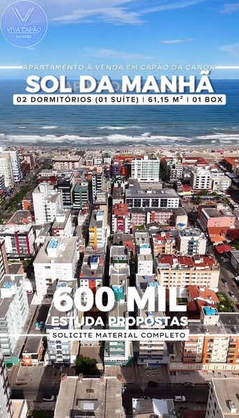 APARTAMENTO À VENDA  2 DORMITORIOS LATERAL LESTE E NORTE EM CAPÃO: 5ª foto da galeria de imagens do imóvel