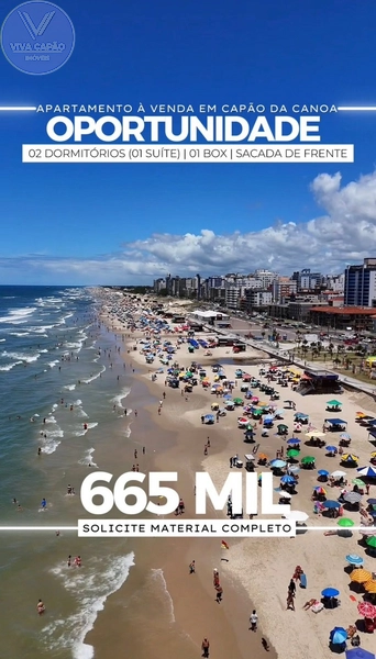 APARTAMENTO A VENDA: PRÓXIMO AO MAR: 1ª foto da galeria de imagens do imóvel