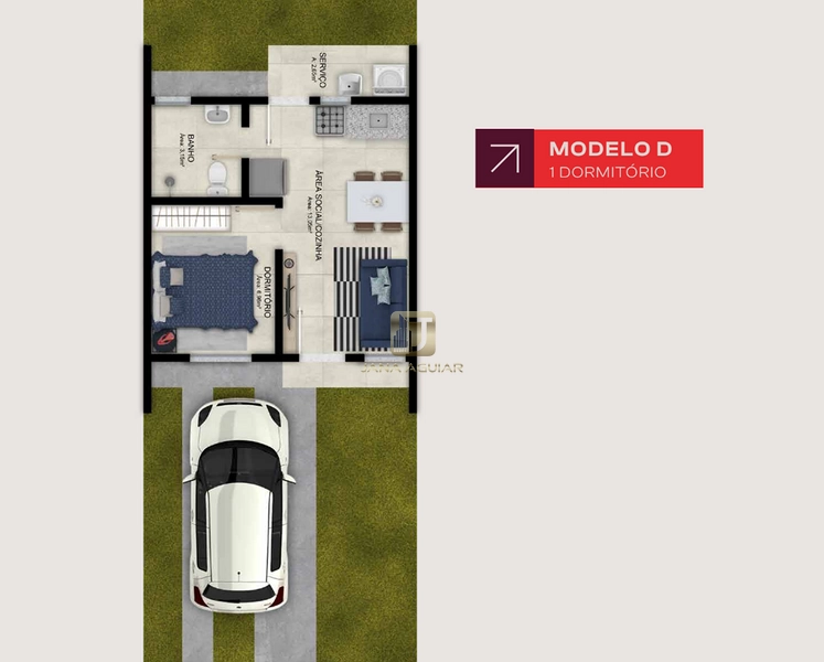 RESIDENCIAL SOLAR DOS PASSAROS EM ALVORADA: 9ª foto da galeria de imagens do imóvel