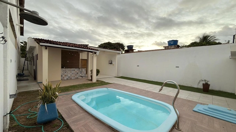 CASA TÉRREA COM PISCINA E ÁREA GOURMET NA BARRA NOVA, MARECHAL DEODORO/AL: 3ª foto da galeria de imagens do imóvel
