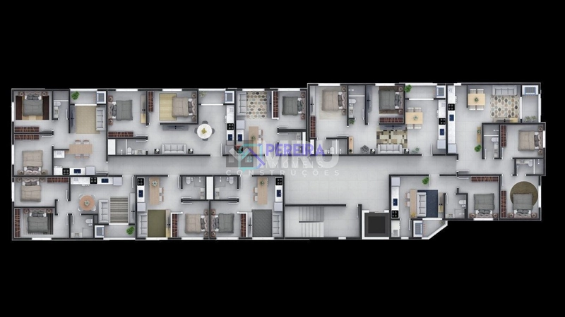 Apartamento na planta no Residencial Vivant: 16ª foto da galeria de imagens do imóvel