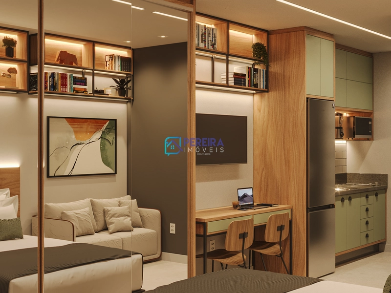 Studio na planta: 2ª foto da galeria de imagens do imóvel