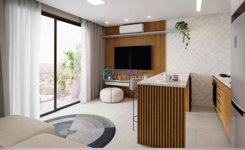 Apartamento na planta de 03 dormitórios: 2ª foto da galeria de imagens do imóvel