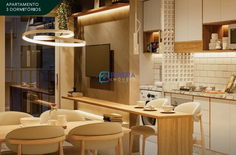 Apartamento na planta de 03 dormitórios: 3ª foto da galeria de imagens do imóvel