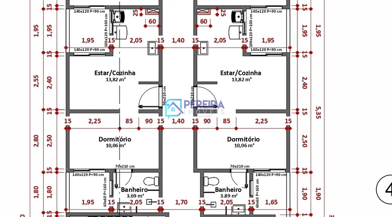 Apartamento na planta no centro.: 5ª foto da galeria de imagens do imóvel
