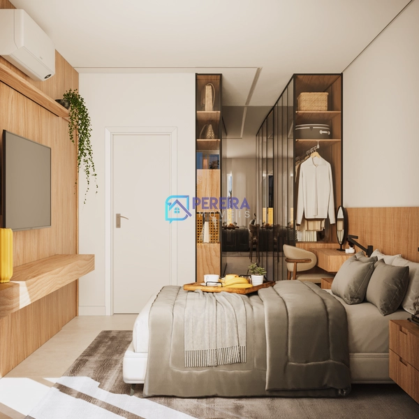 Apartamento na planta de 01 dormitório no edifício Bassedas: 4ª foto da galeria de imagens do imóvel