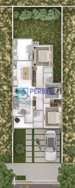 Casa 03 dormitórios na planta no Condomínio Parque das Águas.: 21ª foto da galeria de imagens do imóvel