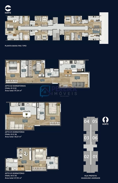 Apartamento na planta no centro: 4ª foto da galeria de imagens do imóvel