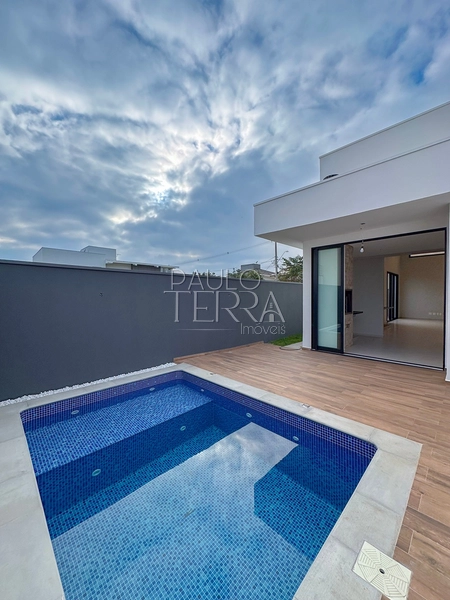 Casa nova com 3 suítes e piscina no Condomínio Ouroville em Taubaté SP: 5ª foto da galeria de imagens do imóvel