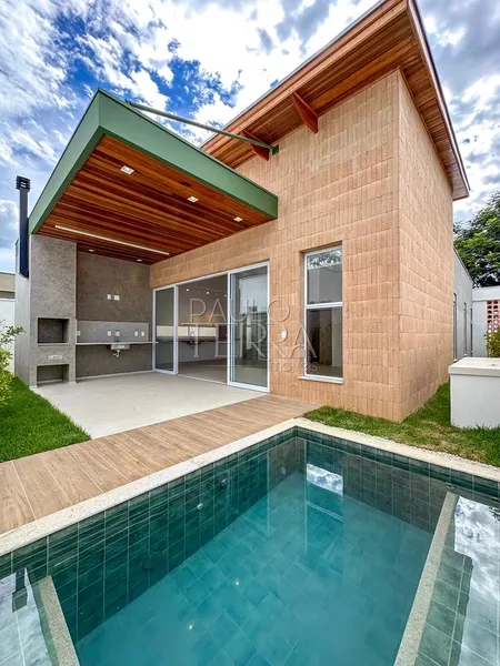 Casa térrea com 3 suítes, escritório e piscina no Condomínio OuroVille: 1ª foto da galeria de imagens do imóvel