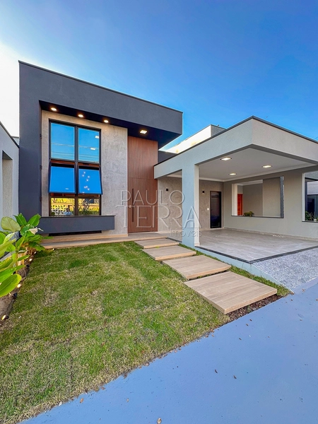 Casa Térrea em Condomínio Fechado à Venda em Taubaté | 3 quartos, Área Gourmet e Piscina - Condomínio Tecoara: 1ª foto da galeria de imagens do imóvel