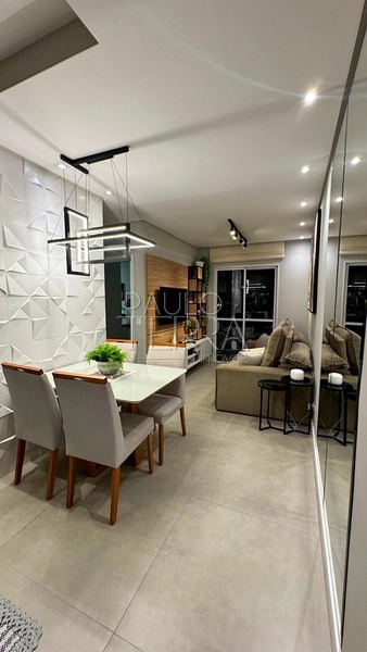 Apartamento semimobiliado à venda no Pátio Home Resort em Taubaté | 2 dormitórios, suíte e sacada gourmet: 4ª foto da galeria de imagens do imóvel