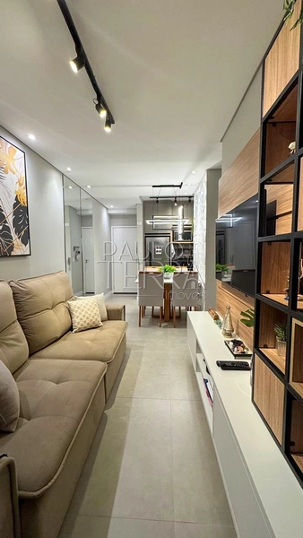 Apartamento semimobiliado à venda no Pátio Home Resort em Taubaté | 2 dormitórios, suíte e sacada gourmet: 7ª foto da galeria de imagens do imóvel
