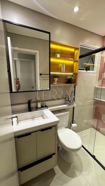 Apartamento semimobiliado à venda no Pátio Home Resort em Taubaté | 2 dormitórios, suíte e sacada gourmet: 15ª foto da galeria de imagens do imóvel
