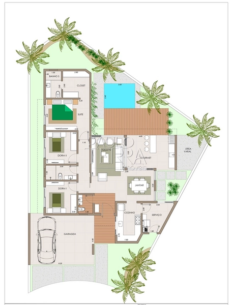 Casa térrea nova à venda no Condomínio Parque das Araucárias em Tremembé | 3 quartos, quintal amplo e área gourmet: 10ª foto da galeria de imagens do imóvel
