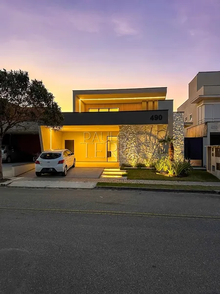 Casa térrea nova com 3 suítes, área gourmet e quintal no Condomínio Ouro Ville | Taubaté SP: 1ª foto da galeria de imagens do imóvel