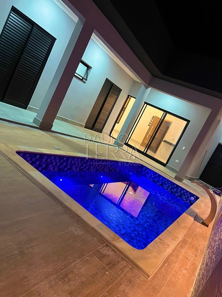 Casa térrea com piscina no Condomínio Pérola do Vale | Energia fotovoltaica, área gourmet e 3 quartos: 63ª foto da galeria de imagens do imóvel