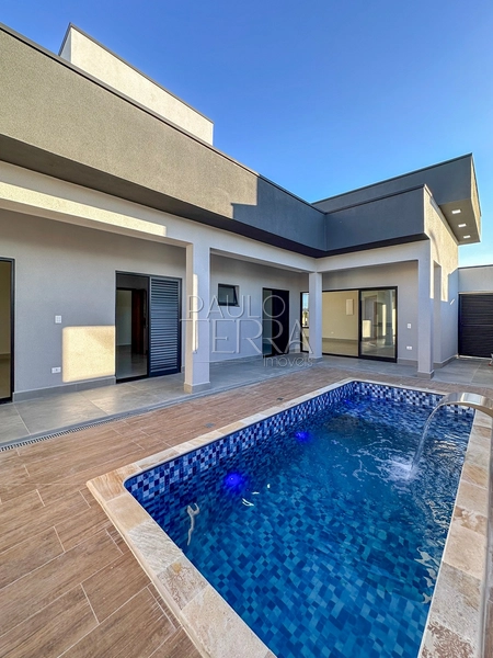 Casa térrea com piscina no Condomínio Pérola do Vale | Energia fotovoltaica, área gourmet e 3 quartos: 17ª foto da galeria de imagens do imóvel