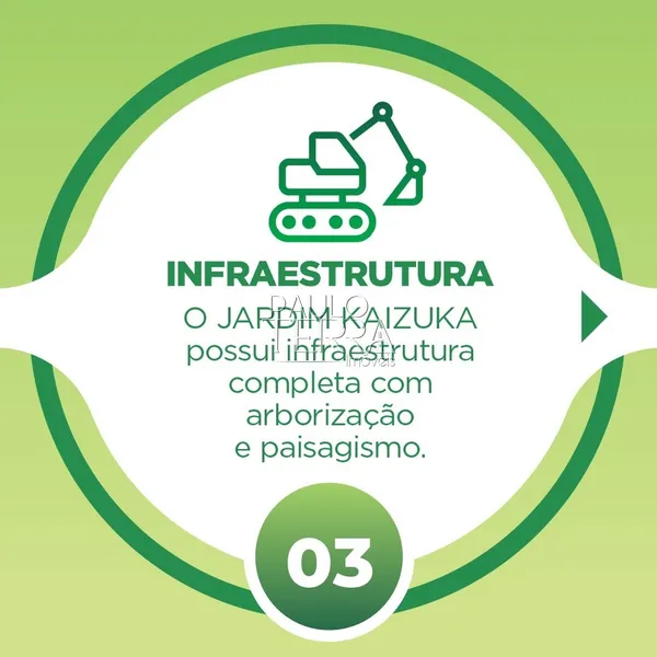 Terreno com 255 m2 plano no loteamento Jardim Kaizuka em Taubaté SP: 7ª foto da galeria de imagens do imóvel
