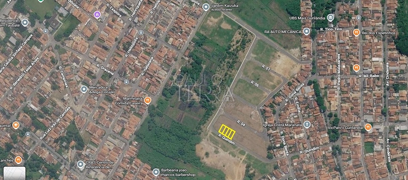 Terreno com 255 m2 plano no loteamento Jardim Kaizuka em Taubaté SP: 2ª foto da galeria de imagens do imóvel