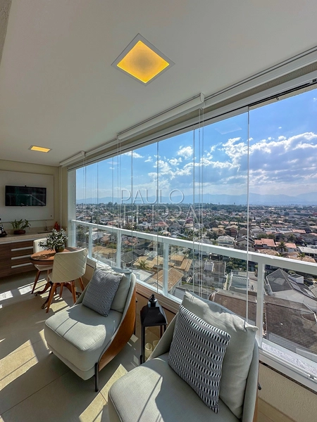 Apartamento 3 dormitórios, varanda gourmet e 2 vagas. Vista livre para Serra da Mantiqueira. Edifício Vert Residence Taubaté SP : 7ª foto da galeria de imagens do imóvel