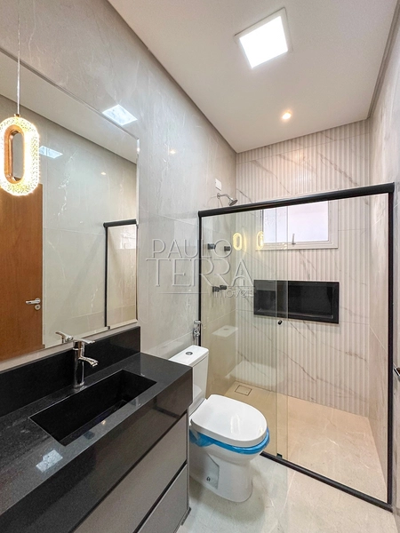 Casa térrea nova à venda no Condomínio Campos do Conde em Tremembé | 3 quartos, escritório, piscina e área gourmet: 60ª foto da galeria de imagens do imóvel