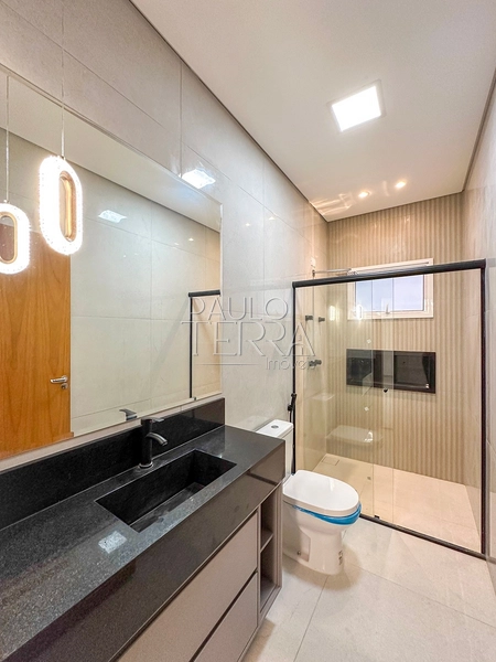 Casa térrea nova à venda no Condomínio Campos do Conde em Tremembé | 3 quartos, escritório, piscina e área gourmet: 51ª foto da galeria de imagens do imóvel