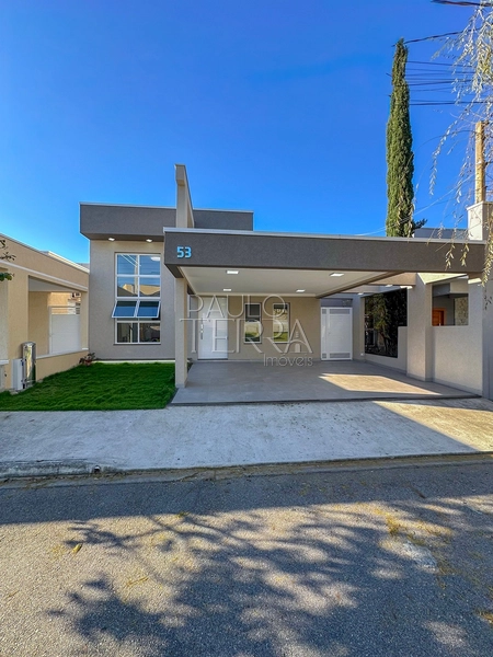 Casa térrea nova à venda no Condomínio Campos do Conde em Tremembé | 3 quartos, escritório, piscina e área gourmet: 2ª foto da galeria de imagens do imóvel