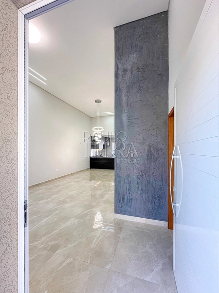 Casa térrea nova à venda no Condomínio Campos do Conde em Tremembé | 3 quartos, escritório, piscina e área gourmet: 3ª foto da galeria de imagens do imóvel